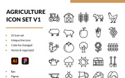 Agriculture Icon Set V1