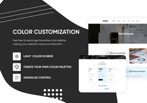 Landing Page PSD Figma Template "Busin One"