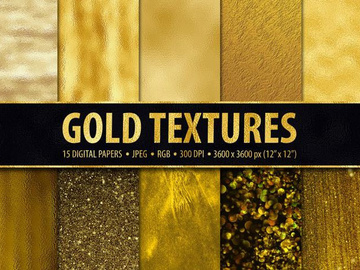 Paper Pack Gold Textures preview picture