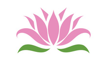 Lotus flower logo vector
