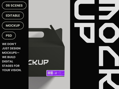 Package Display Box Mockup