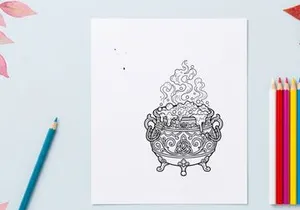 Ornate antique silver incense burner with intricate floral carvings. Vintage ceremonial censer featuring decorative engravings and elegant design.