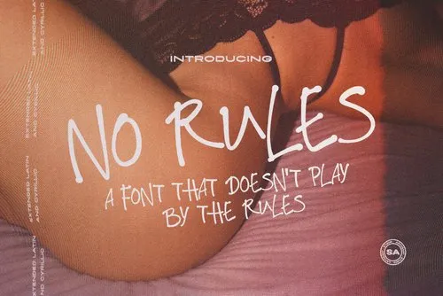 No Rules | FREE Handwriting Font