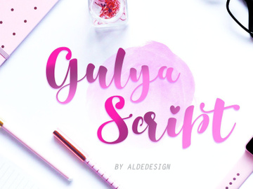 Gulya Script Font Demo preview picture