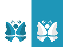 Beauty butterfly vector icon design
