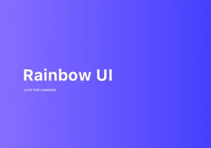 Epic Rainbow UI Kit with Bootstrap 4 Theme