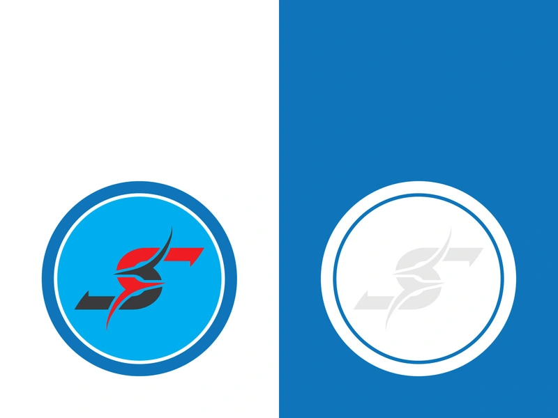 Business corporate S letter logo design vector