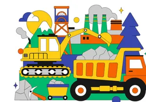 10 Mining Company Illustration