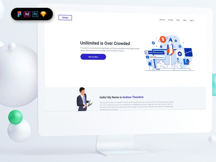 Startups Landing Page Template