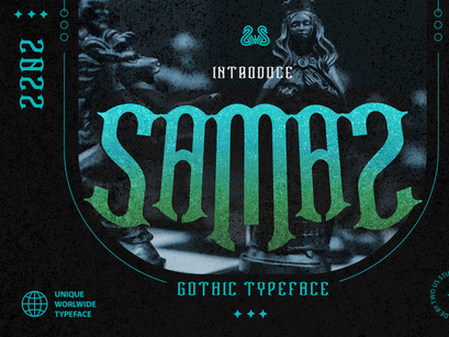 Samaz - Gothic Vintage Typeface