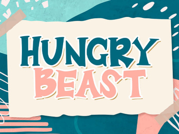 Hungry Beast - Playful Display Font preview picture