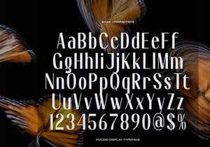 Focasio | Display Typeface