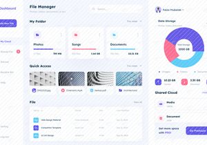 File Manager Dashboard