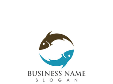 Fish logo and symbol vector symbols preview picture