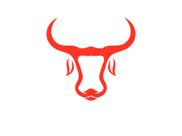 Devil horn red logo icon preview picture