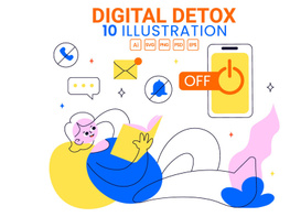 10 Digital Detox Illustration preview picture