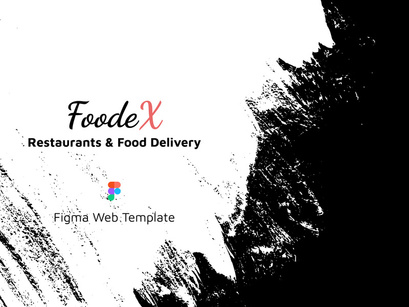 FoodeX - Figma Web Template for Restaurants