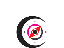 Compass logo template vector icon illustration design