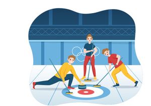 10 Curling Sport Illustration