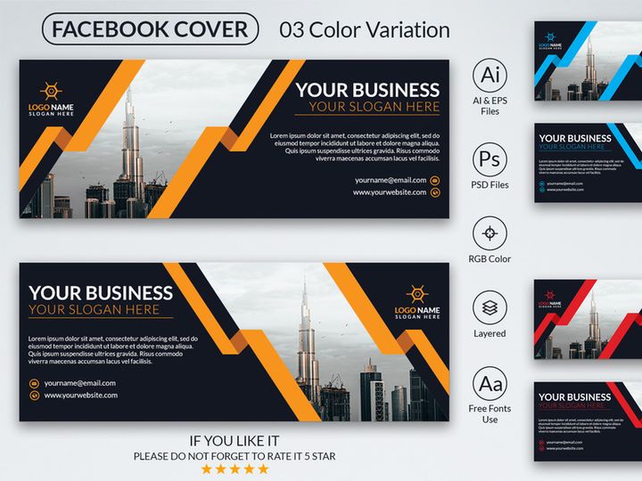 Creative Facebook Cover Design Template