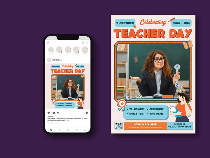 World Teacher Day Flyer