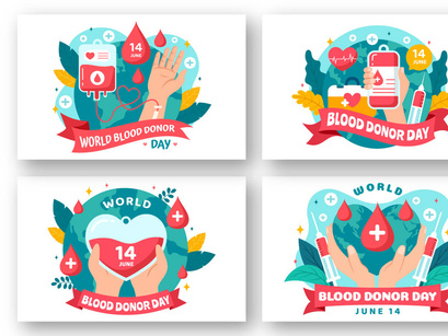 12 World Blood Donor Day Illustration