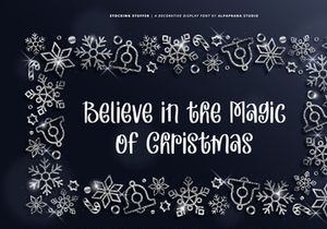 Stocking Stuffer - Display Font