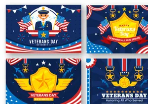 13 Happy Veterans Day Illustration