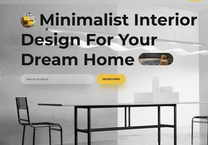 Disposición - Hero Minimalist Decor Landing Page