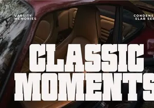 Varsity Memories - Condensed Slab Serif Font