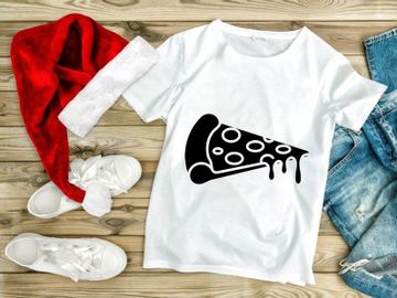 Pizza Slice Toppings Dripping Cheese Icon preview picture