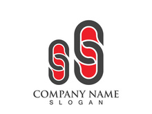 Business corporate S letter logo design vector