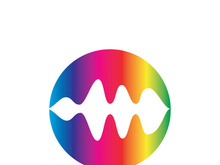 Sound waves vector illustration design template