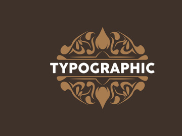 Vector Decorative Vintage Typography Ornament Elements, Greeting Card Design preview picture