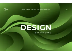 Dark Green Abstract Background