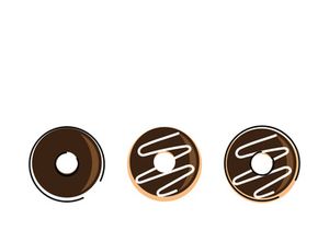Minimalist Ice Cream vector illustration