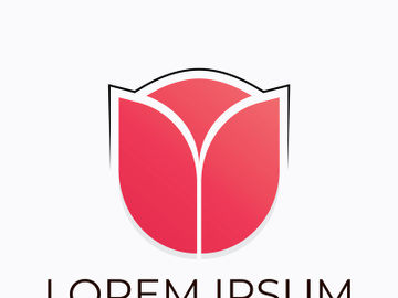 Flower logo preview picture