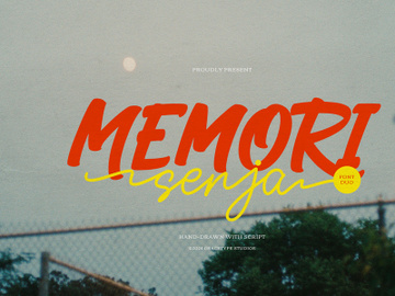 Memori Senja | Hand Drawn Script preview picture