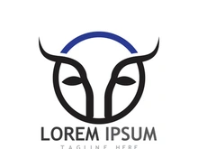 bull head horn logo