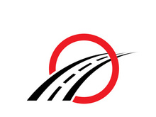 road logo and symbol template vector
