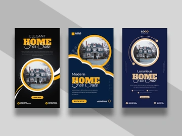 Real Estate Social Media Story Template Ver-3 preview picture