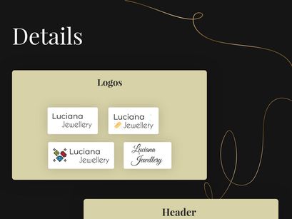 Jewellery UI Template