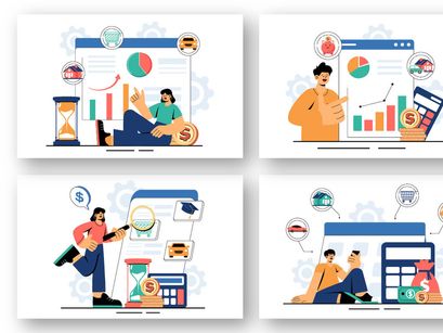 9 Personal Finance Management Illustration