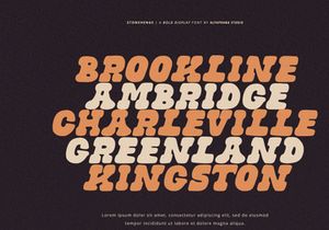 Stonehenge - Display Font