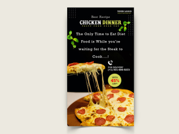 Food Social Media Post Template preview picture