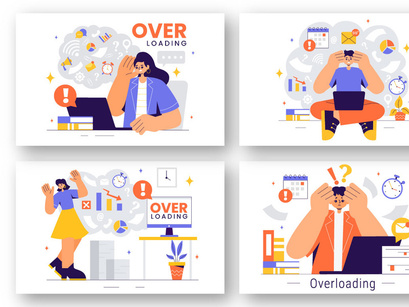 9 Overloading Business Illustration