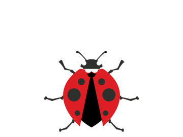 ladybird animal  vector logo symbol icon preview picture