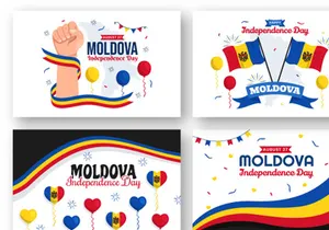 15 Moldova Independence Day Illustration