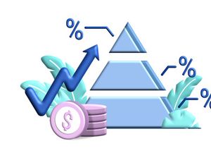 Inflation Business 3d flat Illustration for business finance