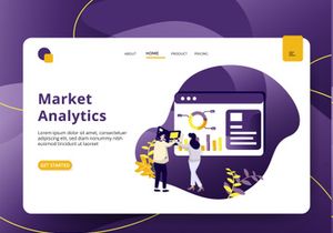 Business Marketing set Illustration